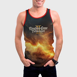 Майка-безрукавка мужская Logo Kingdom Come Deliverance 2, цвет: 3D-красный — фото 2