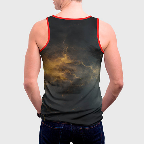 Мужская майка без рукавов Stronghold сrusader гроза крестоносцев / 3D-Красный – фото 4