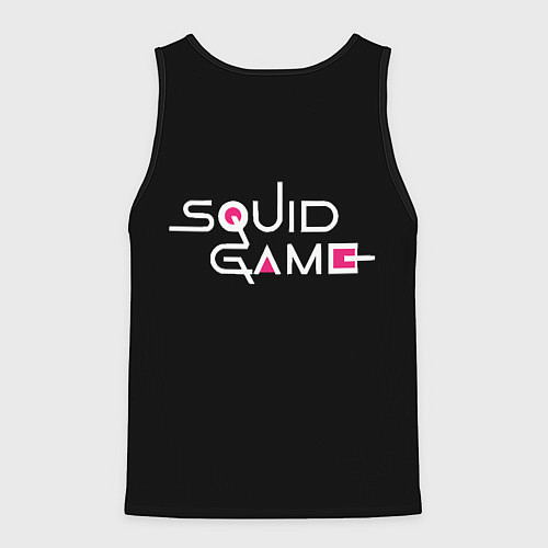 Мужская майка без рукавов Персонажи в Sguid game / 3D-Черный – фото 2