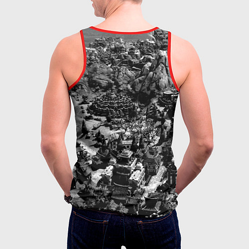 Мужская майка без рукавов Civilization VII / 3D-Красный – фото 4