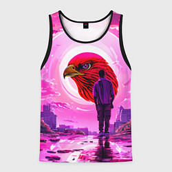 Майка-безрукавка мужская Город Атланта Хокс, цвет: 3D-черный