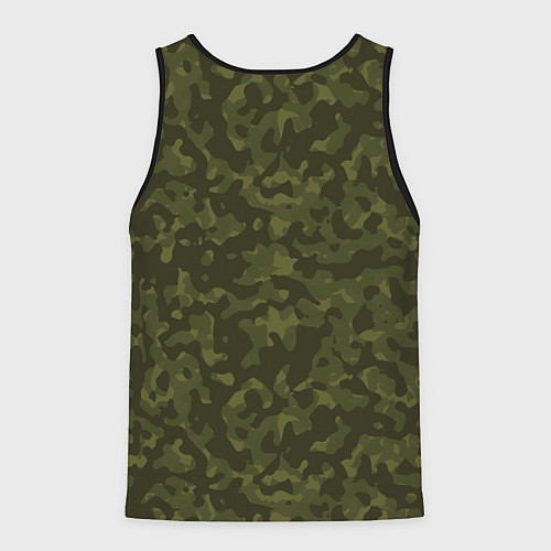 Мужская майка без рукавов Военная разведка РФ БПЛА / 3D-Черный – фото 2