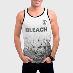 Майка-безрукавка мужская Bleach - white gradient посередине, цвет: 3D-черный — фото 2