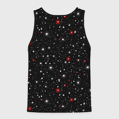 Мужская майка без рукавов Все дуреют с этой звездной ночи / 3D-Черный – фото 2