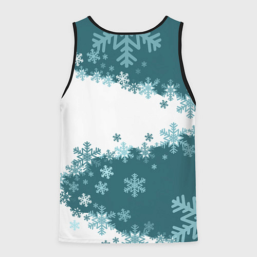 Мужская майка без рукавов Сноуборд это жизнь / 3D-Черный – фото 2