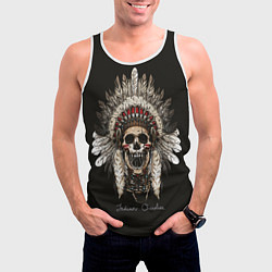 Майка-безрукавка мужская Cherokee Indian, цвет: 3D-белый — фото 2