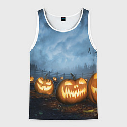 Майка-безрукавка мужская Костюмы для halloween, цвет: 3D-белый