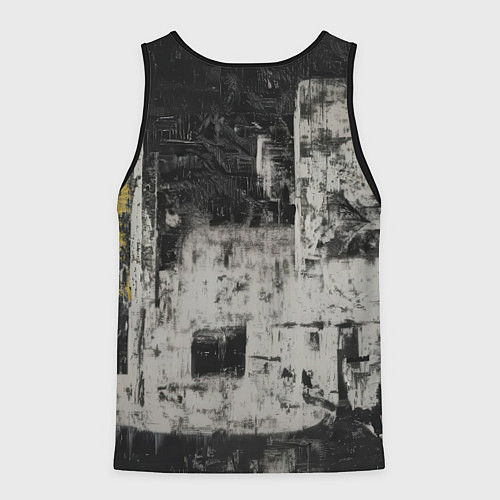 Мужская майка без рукавов Spider man night / 3D-Черный – фото 2