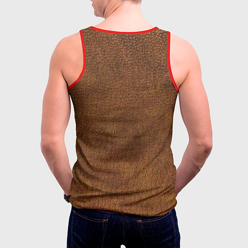 Мужская майка без рукавов Костюм Крайвена охотника / 3D-Красный – фото 4