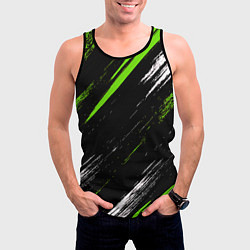 Майка-безрукавка мужская Sports suit, цвет: 3D-черный — фото 2