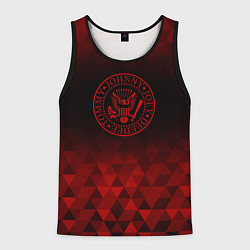 Майка-безрукавка мужская Ramones red poly, цвет: 3D-черный