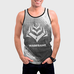 Майка-безрукавка мужская Warframe - grey gradient, цвет: 3D-черный — фото 2