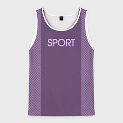 Мужская майка без рукавов Sport фиолетовый