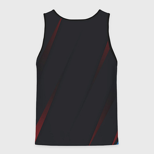 Мужская майка без рукавов Sonic / 3D-Черный – фото 2