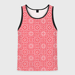 Майка-безрукавка мужская Славянский узор - орнамент, цвет: 3D-черный