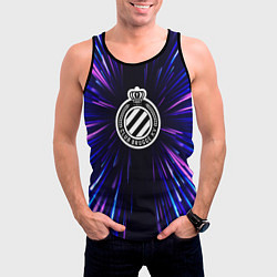 Майка-безрукавка мужская Club Brugge neon energy, цвет: 3D-черный — фото 2