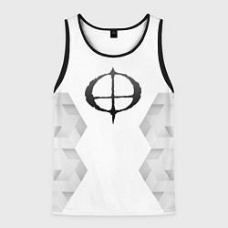 Майка-безрукавка мужская Ozzy Osbourne white poly, цвет: 3D-черный