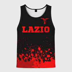 Майка-безрукавка мужская Lazio - red gradient посередине, цвет: 3D-черный