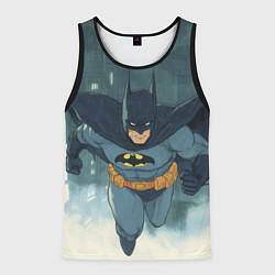 Майка-безрукавка мужская Бэтмен старый стиль, цвет: 3D-черный