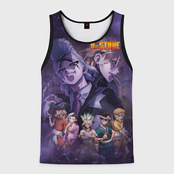 Майка-безрукавка мужская Доктор Камень, цвет: 3D-черный
