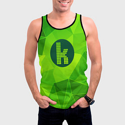 Майка-безрукавка мужская The Killers green poly, цвет: 3D-черный — фото 2