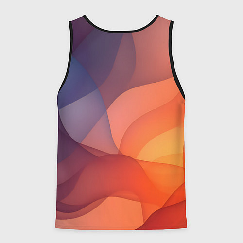 Мужская майка без рукавов Летящая вуаль / 3D-Черный – фото 2