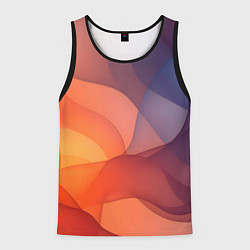 Майка-безрукавка мужская Летящая вуаль, цвет: 3D-черный