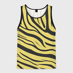 Мужская майка без рукавов Светлый тигровый паттерн