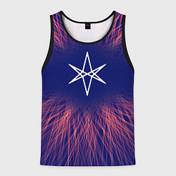 Майка-безрукавка мужская Bring Me the Horizon red energy, цвет: 3D-черный