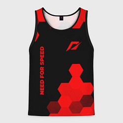 Мужская майка без рукавов Need for Speed - red gradient вертикально
