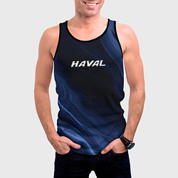Майка-безрукавка мужская Haval тёмно-синий, цвет: 3D-черный — фото 2