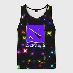 Майка-безрукавка мужская Dota ночной блеск, цвет: 3D-черный