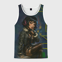 Майка-безрукавка мужская Джейн Доу из ззз, цвет: 3D-белый