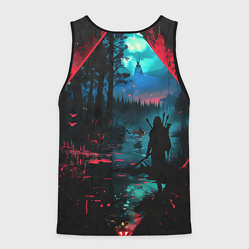 Мужская майка без рукавов Выживание / 3D-Черный – фото 2