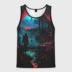 Майка-безрукавка мужская Выживание, цвет: 3D-черный