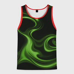 Майка-безрукавка мужская Green black, цвет: 3D-красный