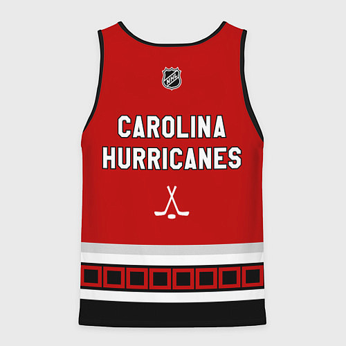 Мужская майка без рукавов Carolina Hurricanes - NHL team / 3D-Черный – фото 2
