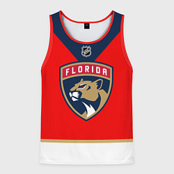 Майка-безрукавка мужская Florida Panthers - NHL team, цвет: 3D-красный