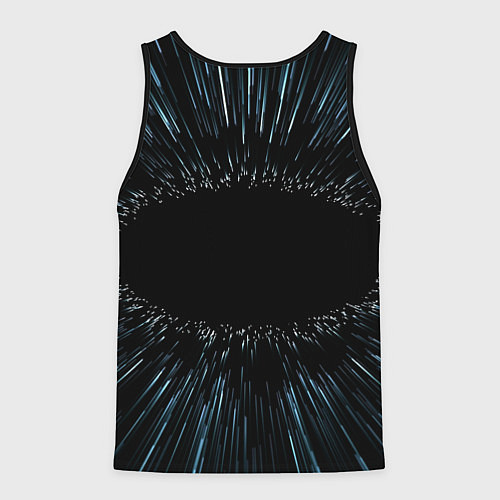 Мужская майка без рукавов Звёздные войны космический прыжок / 3D-Черный – фото 2
