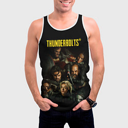 Майка-безрукавка мужская Thunderbolts, цвет: 3D-белый — фото 2