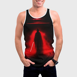 Майка-безрукавка мужская Вейдер во тьме звёздные войны, цвет: 3D-белый — фото 2