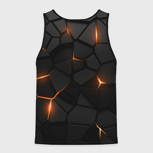 Мужская майка без рукавов Нью Йорк Айлендерс - НХЛ хоккей / 3D-Черный – фото 2