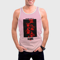 Майка-безрукавка мужская Lazarus Art, цвет: 3D-белый — фото 2