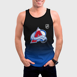 Майка-безрукавка мужская Колорадо Эвеланш - градиент, цвет: 3D-черный — фото 2