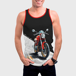 Майка-безрукавка мужская Ducati Racer, цвет: 3D-красный — фото 2