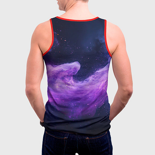 Мужская майка без рукавов XXXTentacion - кулак / 3D-Красный – фото 4