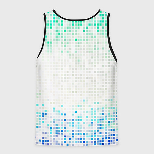 Мужская майка без рукавов Саня как танк - прет на пролом / 3D-Черный – фото 2