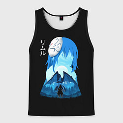 Майка-безрукавка мужская Мое перерождение в слизь, цвет: 3D-черный