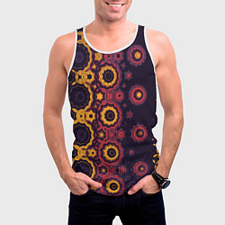 Майка-безрукавка мужская Метаморфоза из персидских звезд, цвет: 3D-белый — фото 2