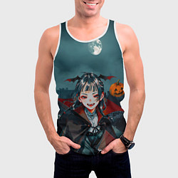Майка-безрукавка мужская Вампирша МаоМао - Монолог Фармацевта аниме Хэллоуи, цвет: 3D-белый — фото 2